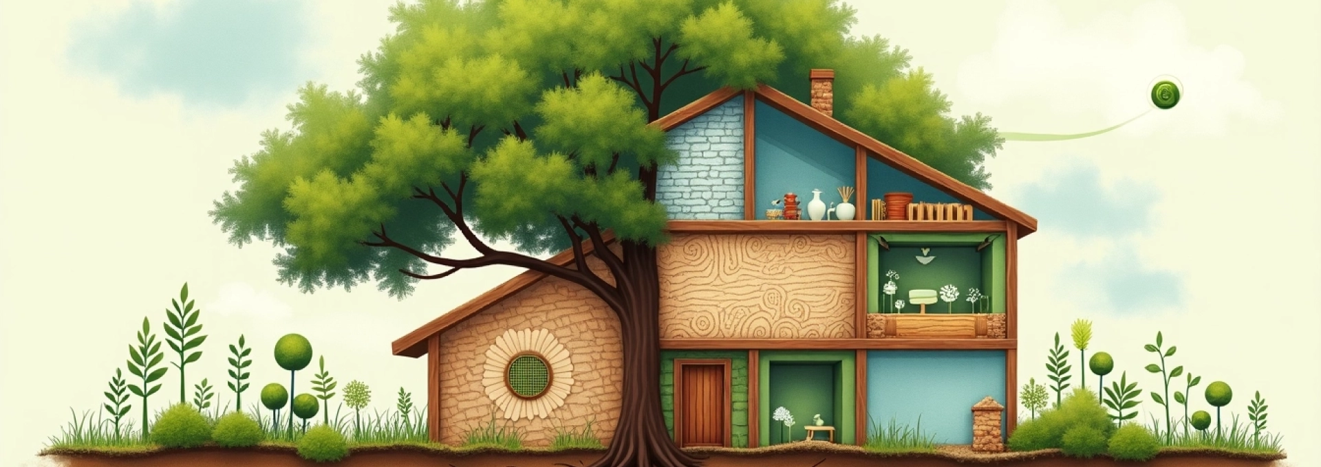 matériaux écologiques pour une maison saine et durable