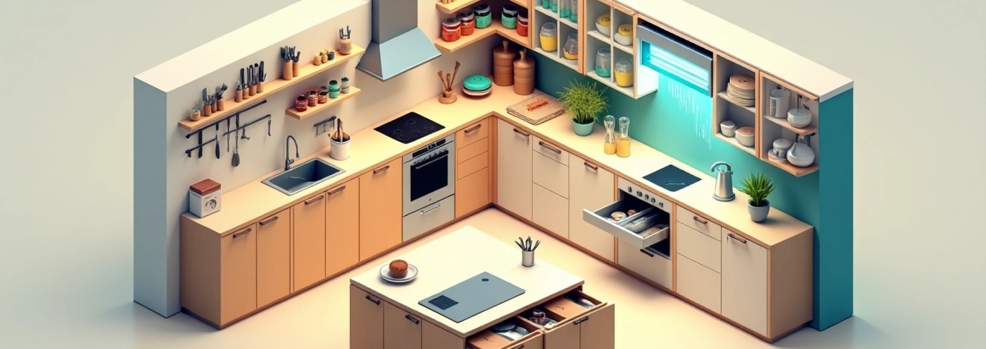 solutions de rangement pour une petite cuisine